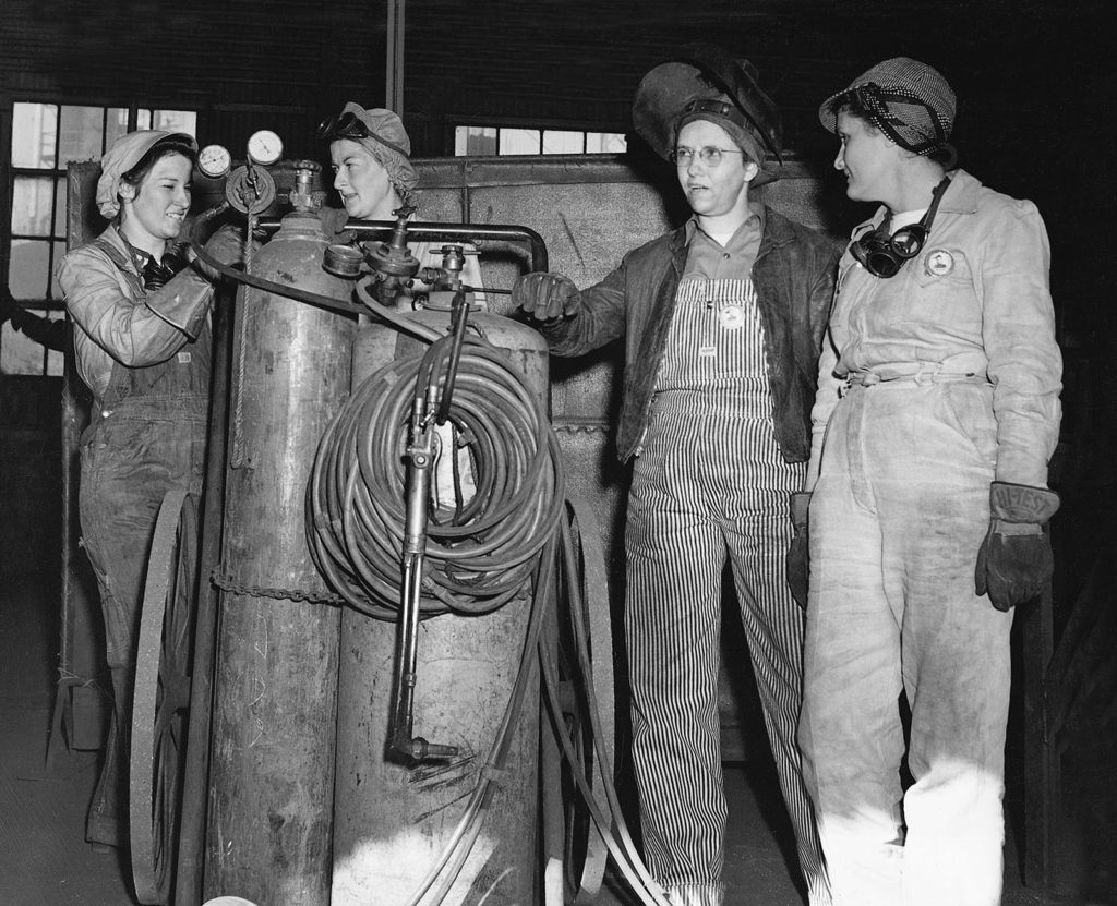 Women working during World War 2